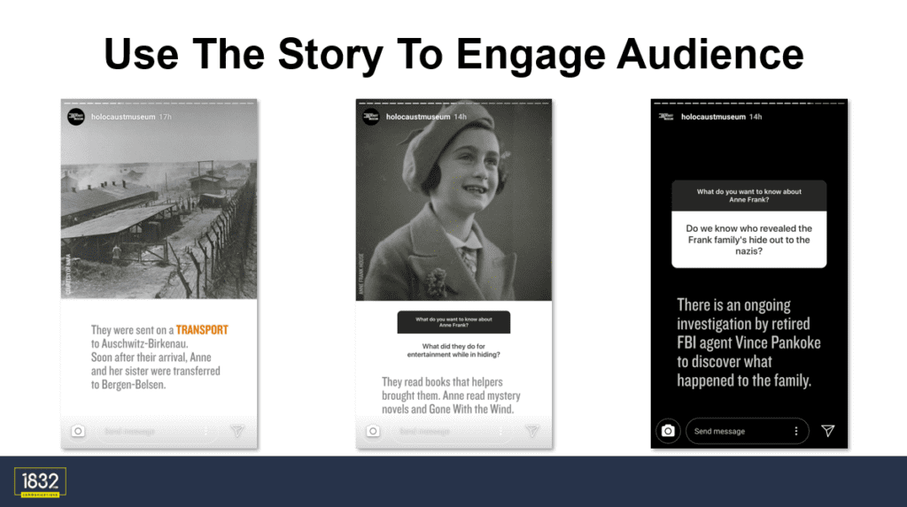 Instagram Stories and the Anne Frank story