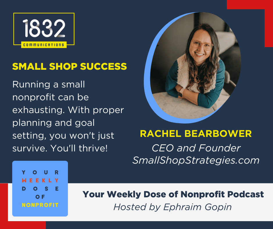 Nonprofit Small Shop Success with Rachel Bearbower