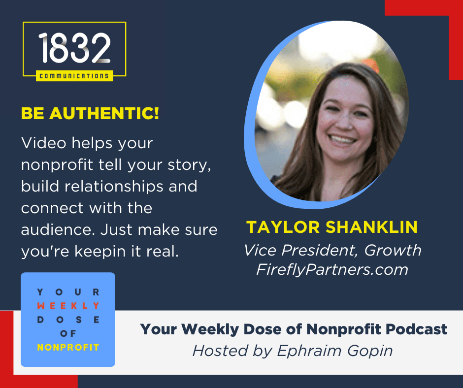 Video marketing for nonprofits with Taylor Shanklin