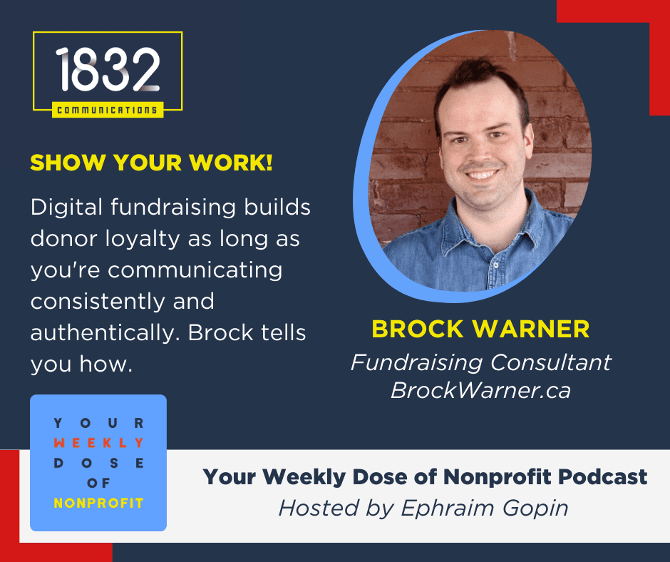 Digital fundraising with Brock Warner