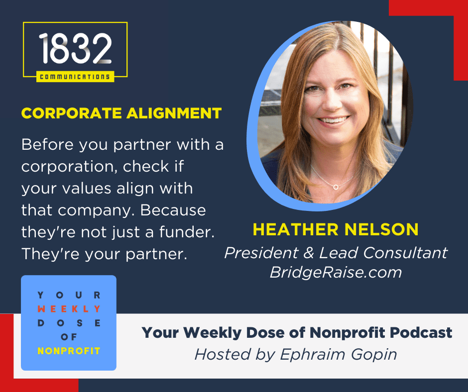 Corporate fundraising success with Heather Nelson