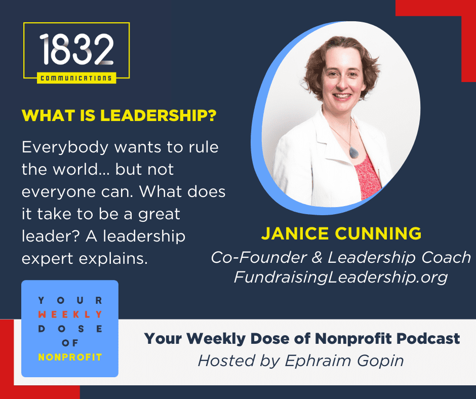 What is leadership with Janice Cunning