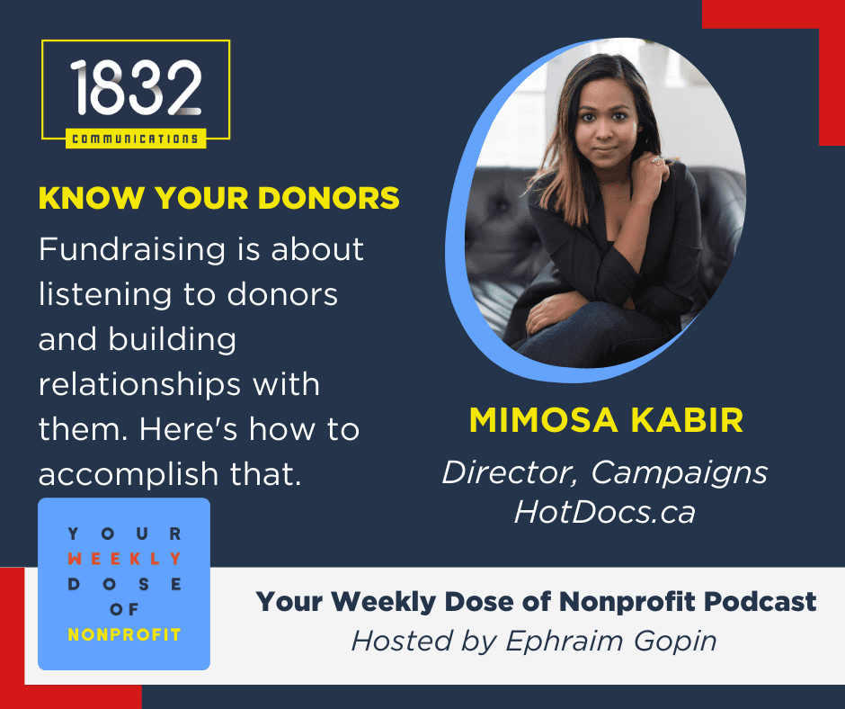 Individual Giving with Mimosa Kabir