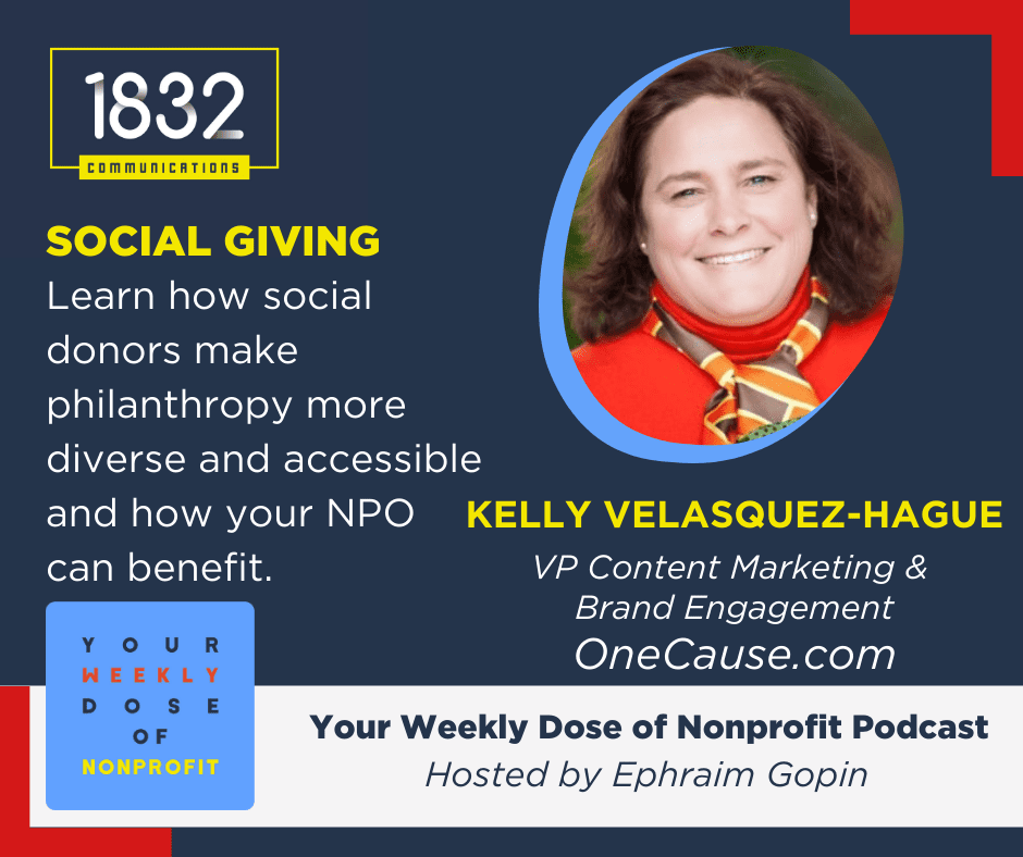 Kelly Velasquez-Hague discusses social giving