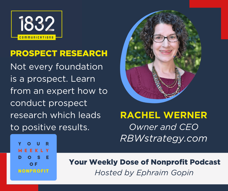 Rachel Werner discusses prospect research