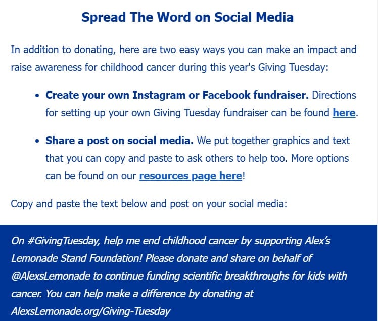 Giving Tuesday 2025 Email Review Part Two