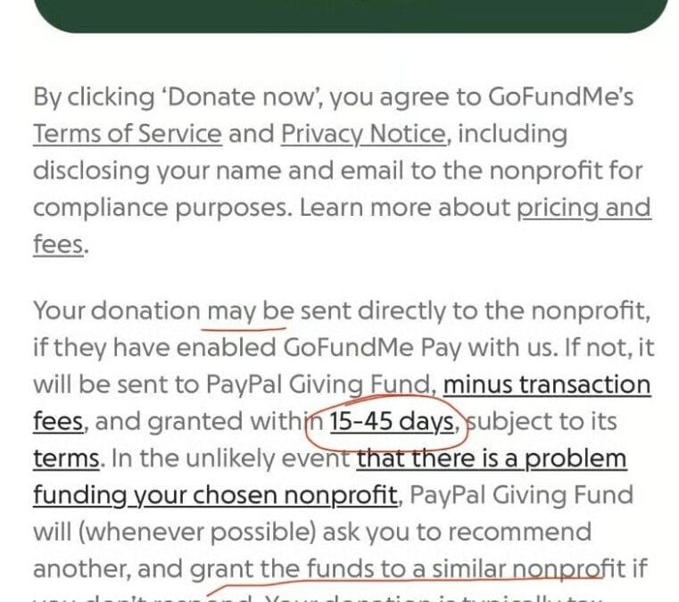 The GoFundMe Kerfuffle